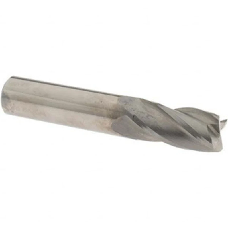 OSG 5/8, 1-1/4 LOC, 5/8 Shank Diam, 3-1/2 OAL, 4 Flute, Solid Carbide Square End Mill Single End, Uncoated, Spiral Fl...